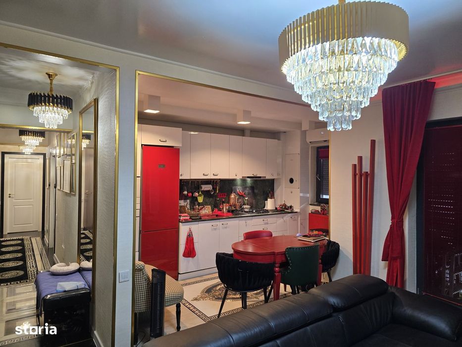 Apartament 3 Cam | Mobilat-Utilat LUX-2bai-2balcoane-2loc parcare-boxa