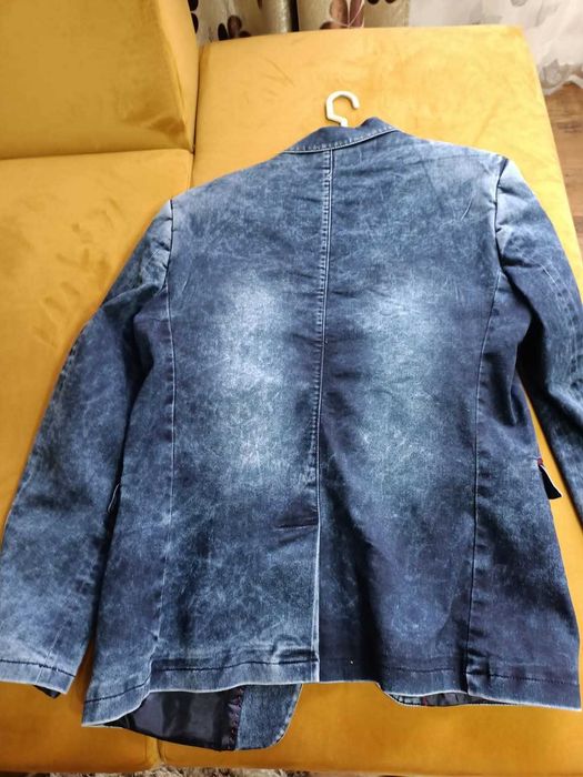 sacou denim bărbați