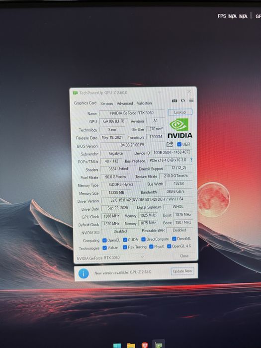 PC Gaming RTX 3060 12GB i7 6700k NOU!
