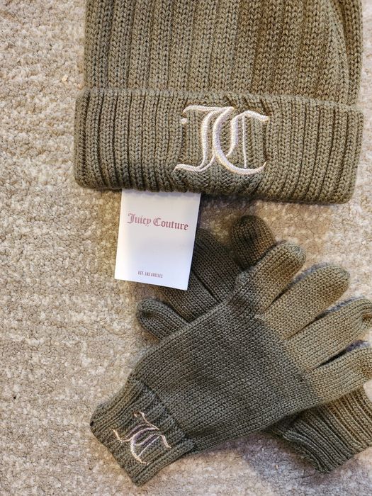 Set Juicy couture manusi cu caciula