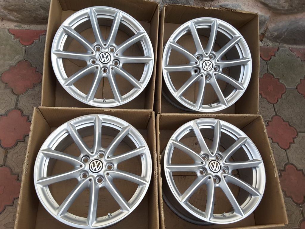 jante aliaj 17;5x112;originale Vw Passat b6,b7,Touran,Golf 5,6,7,jetta