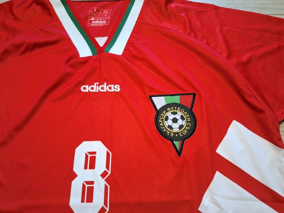 Футболна фланелка на Христо Стоичков България САЩ94 ретро модел!!!