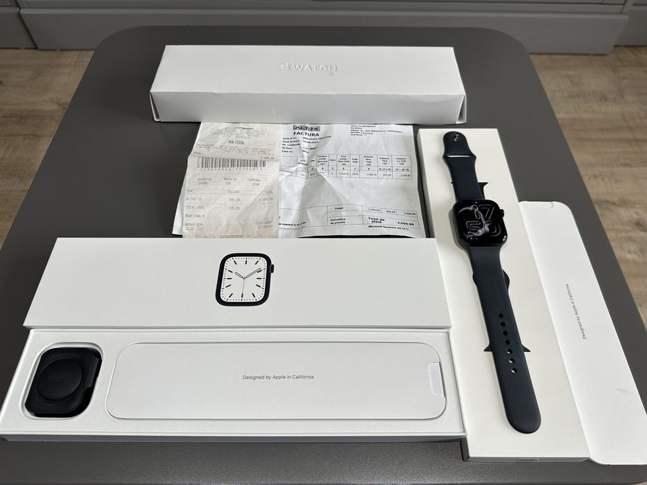 Apple Watch Series 7 45mm Midnight Aluminium