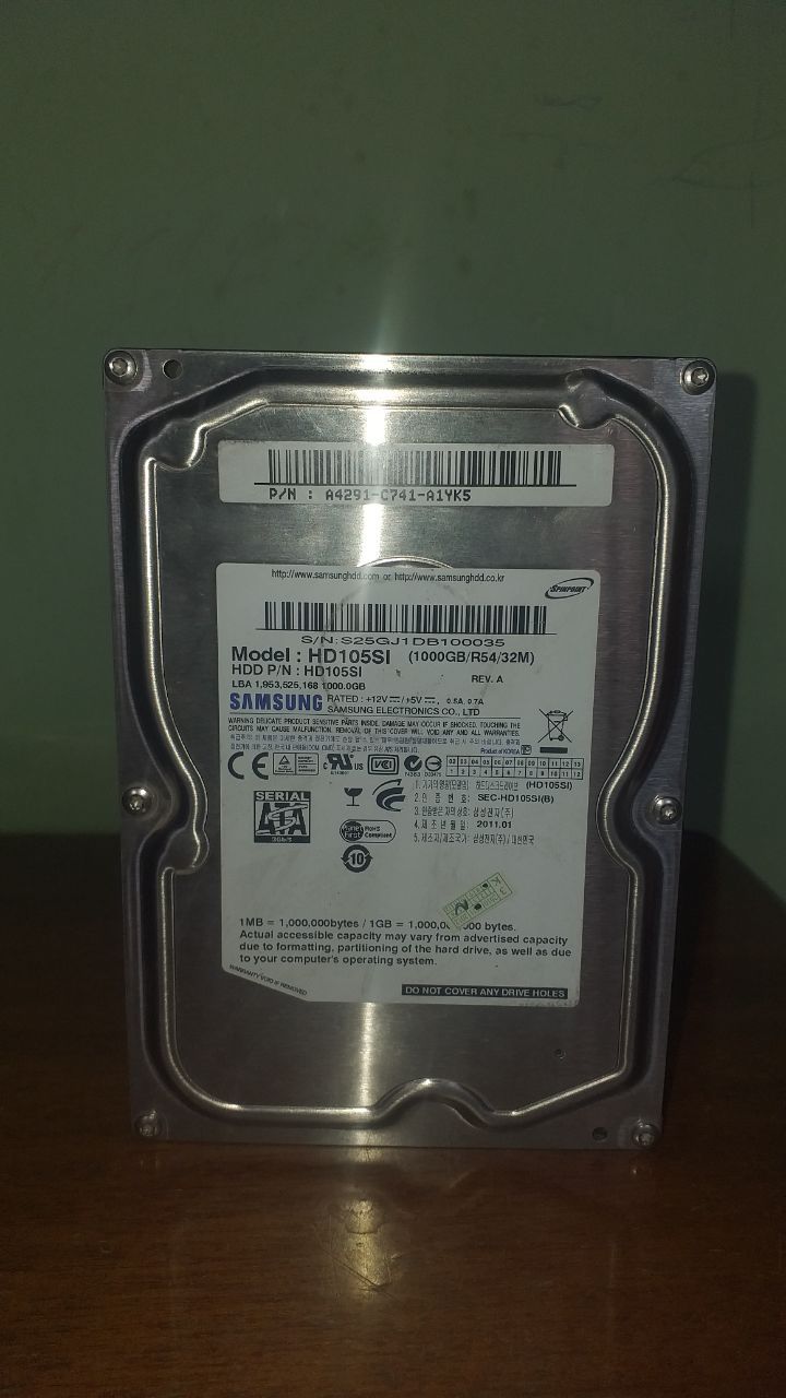 Hard 1 TB samsung, Western