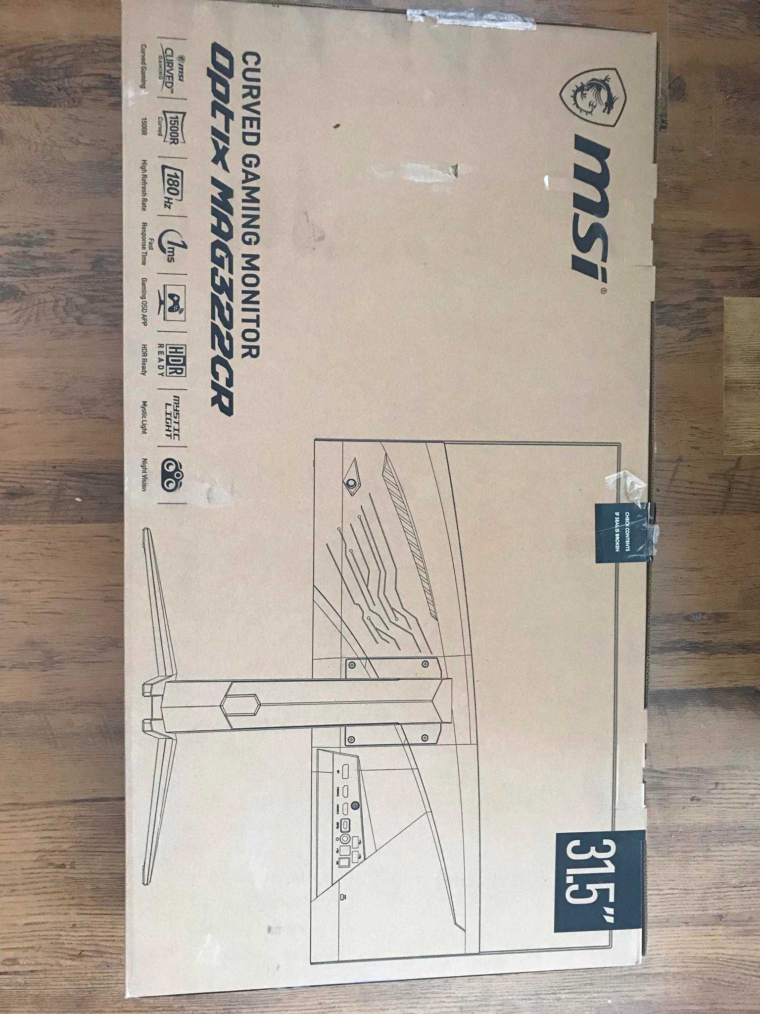 MSI Curved Gaming Monitor 31.5'' с дефект