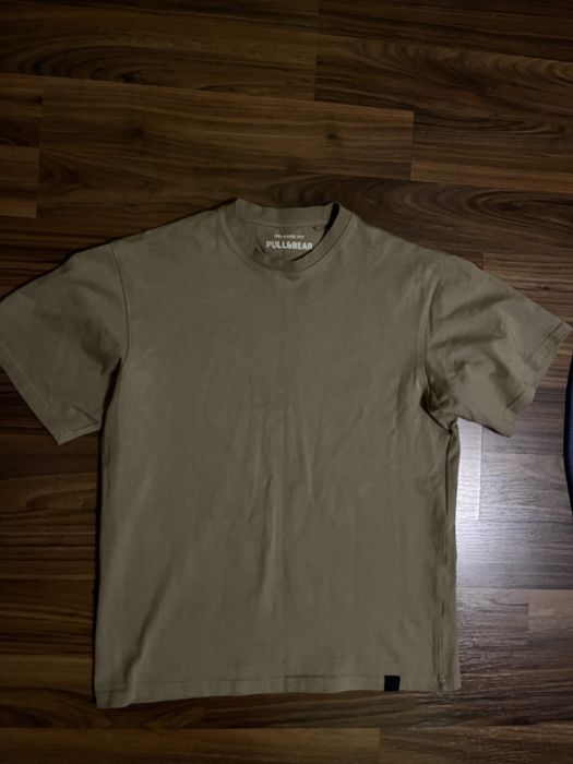 Tricou Pull&Bear Crem