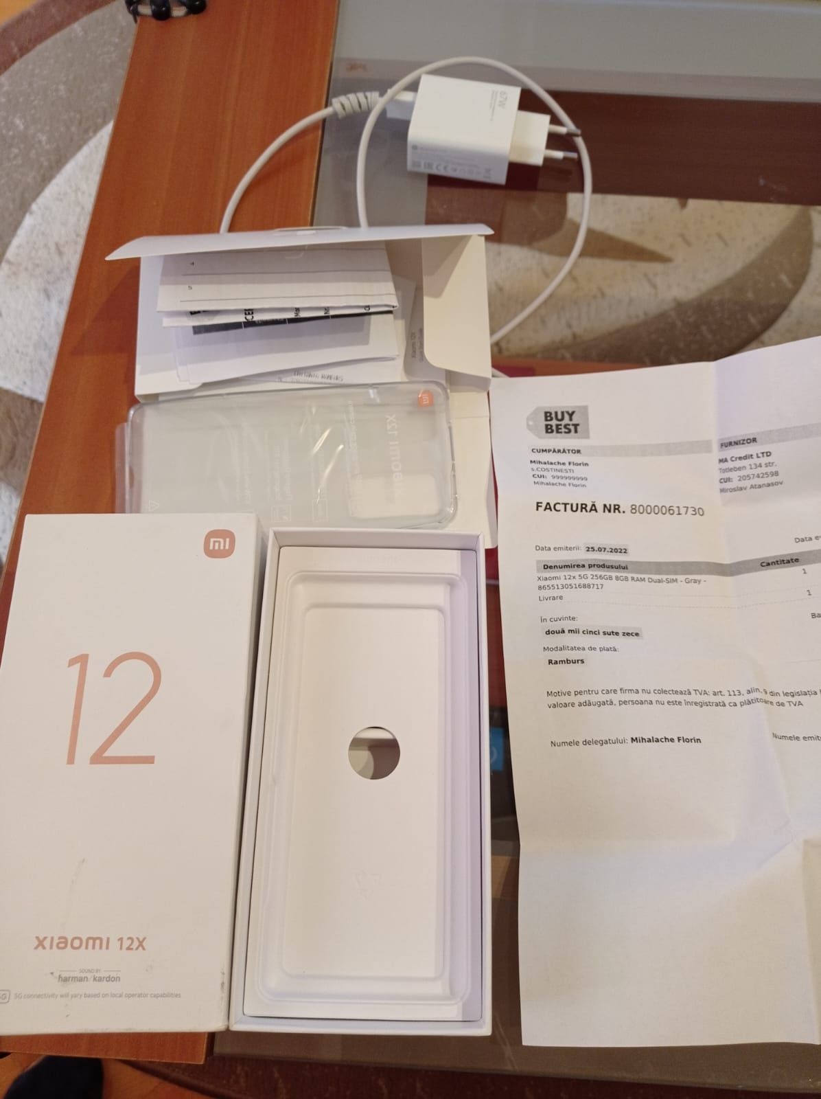 Xiaomi 12x, 256gb, 12gb ram