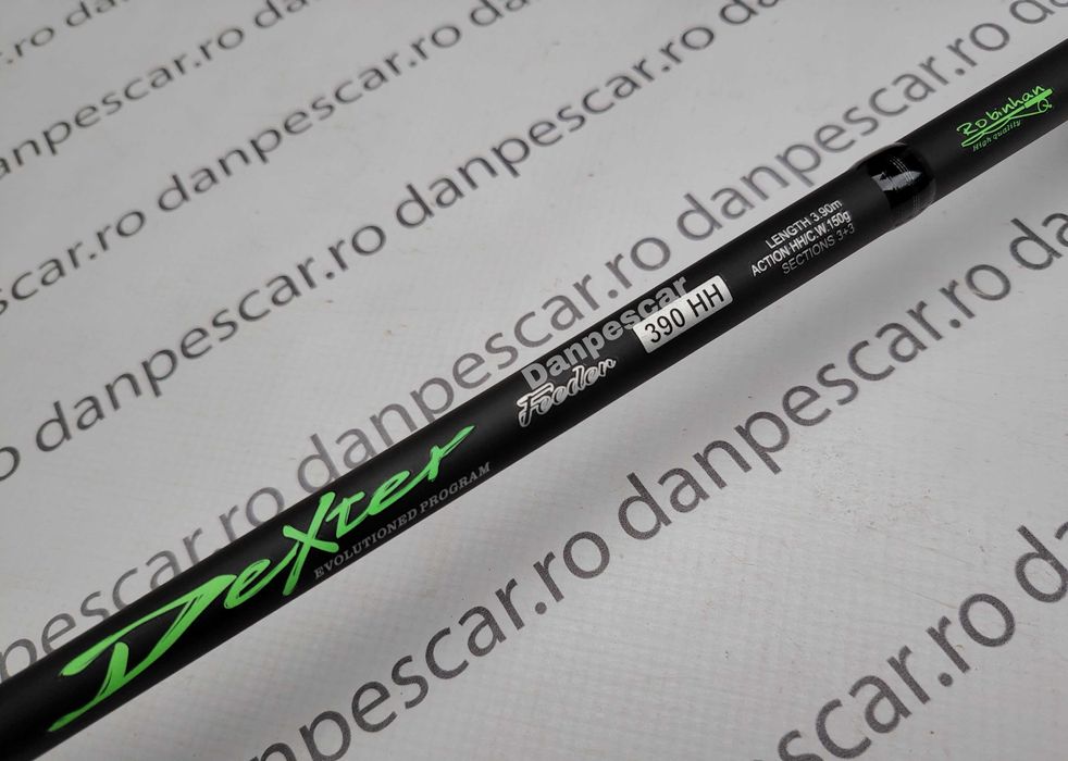 Lanseta fibra de carbon Robinhan DEXTER Feeder 3,90 metri Actiune150gr