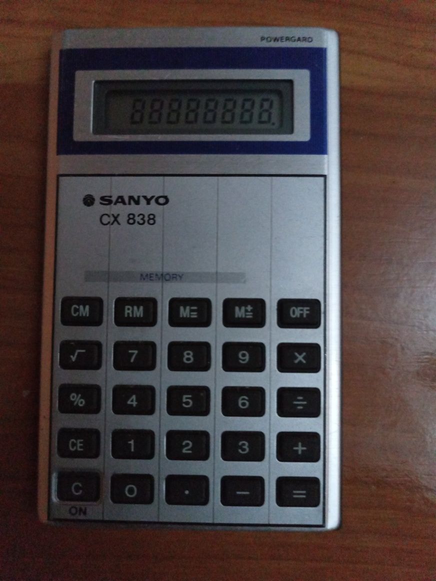 Pocket calculator digital sanyo functional