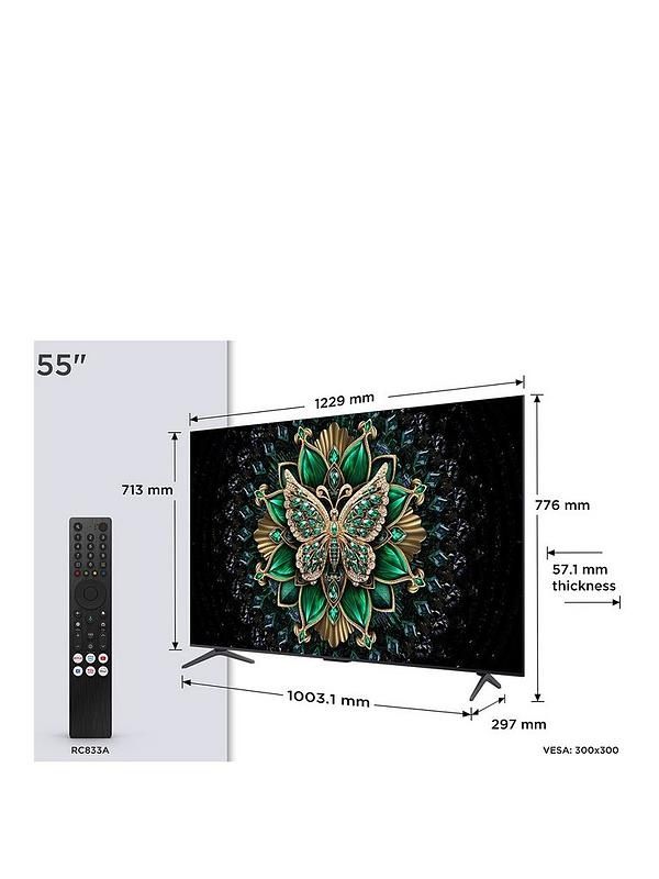 Телевизор Tcl 55c6k/uhd smart/qd mini led/ 144hz / +Доставка +Прошивка
