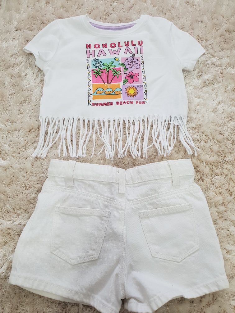 Set fete Primark (pantaloni blugi si tricou)