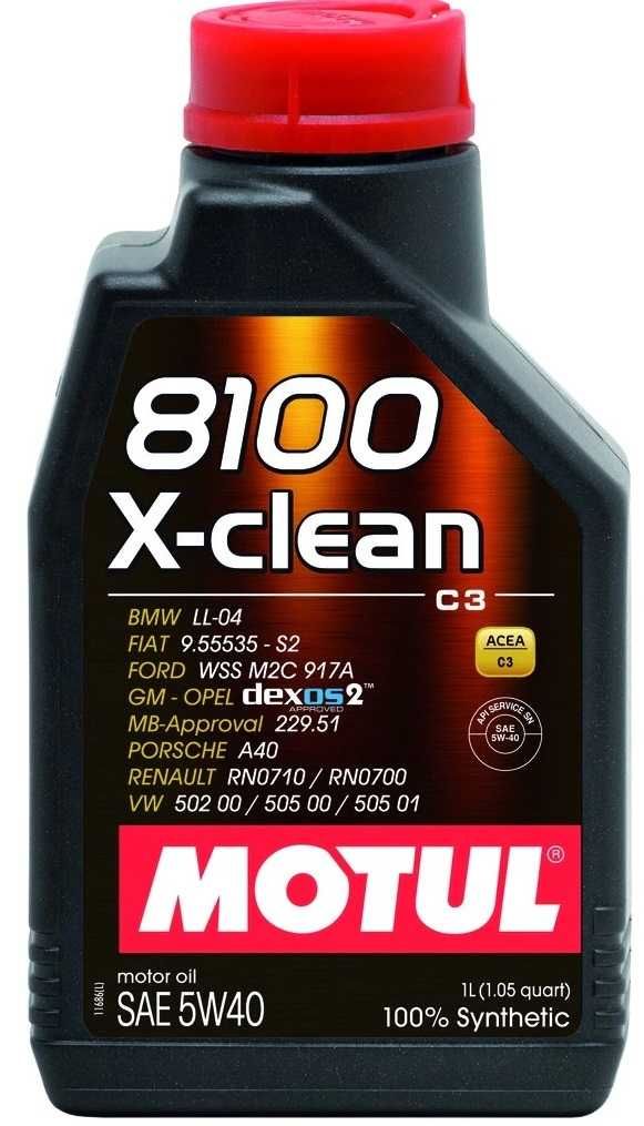 Двигателно масло MOTUL 8100 X-CLEAN 5W40 C3