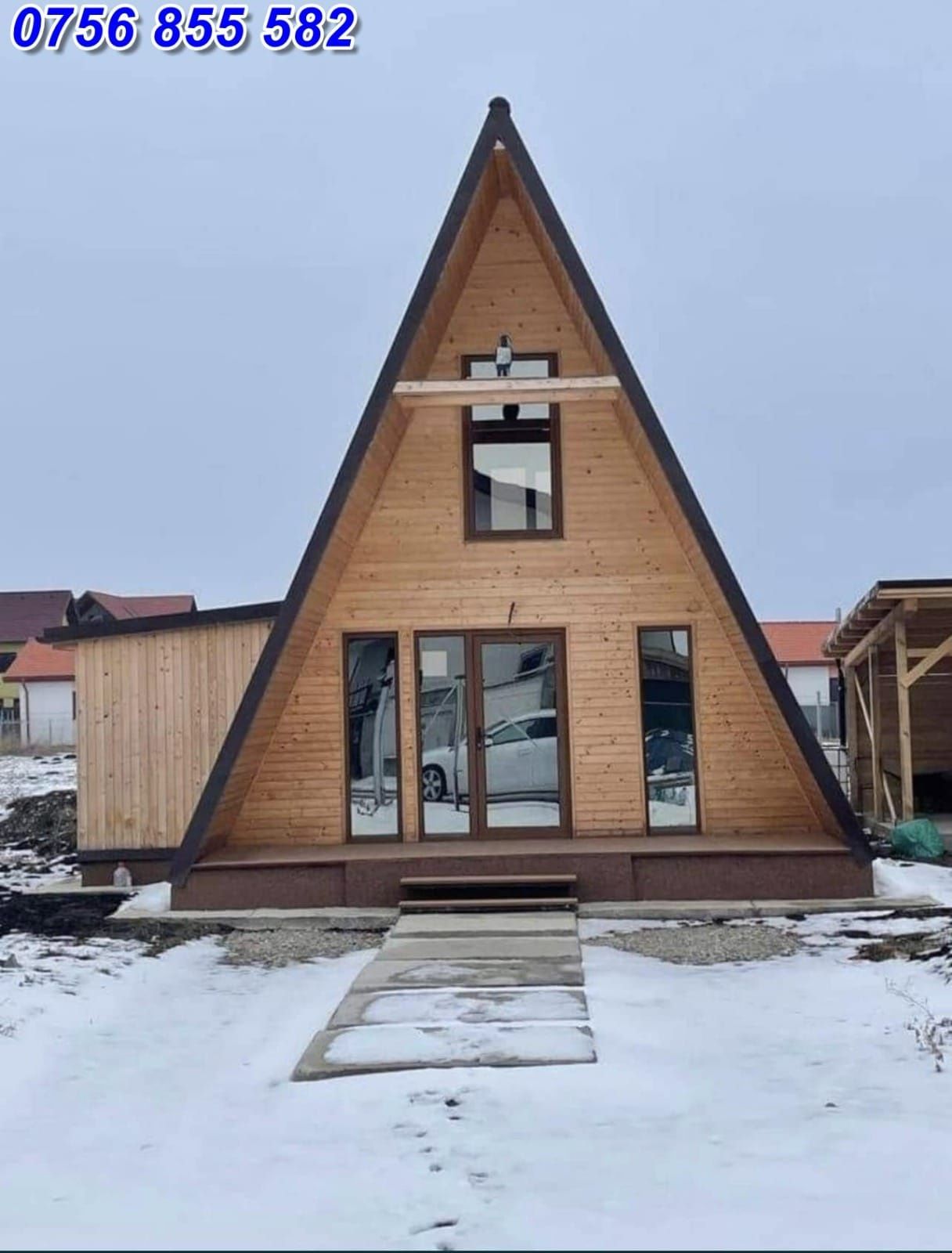 Foisoare, Terase, Cabane stil A-Frame si case din structura de lemn