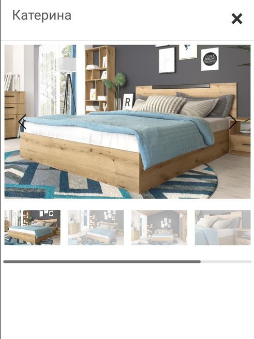 Спалня Катерина за матрак 160/200
