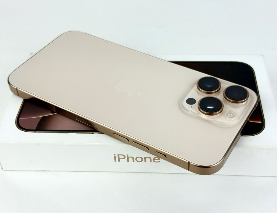 КАТО НОВ! Apple iPhone 16 Pro 128GB Desert Гаранция!