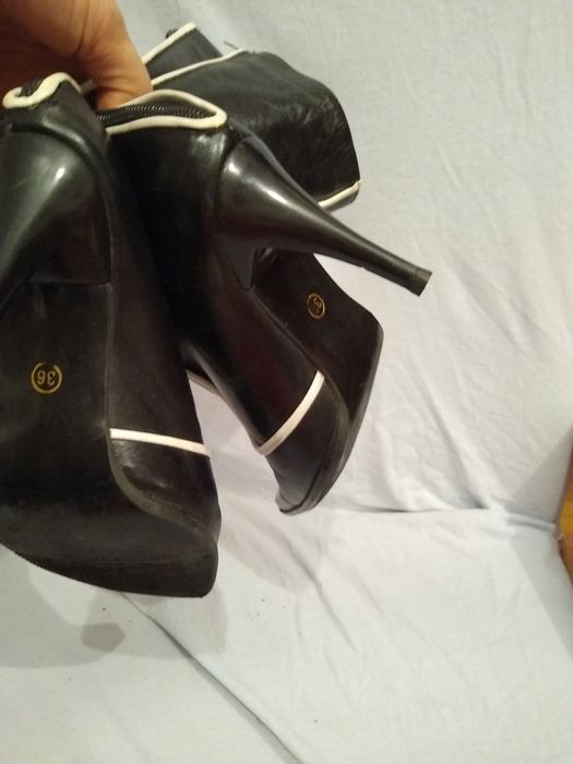 Cizme piele stiletto M 36
