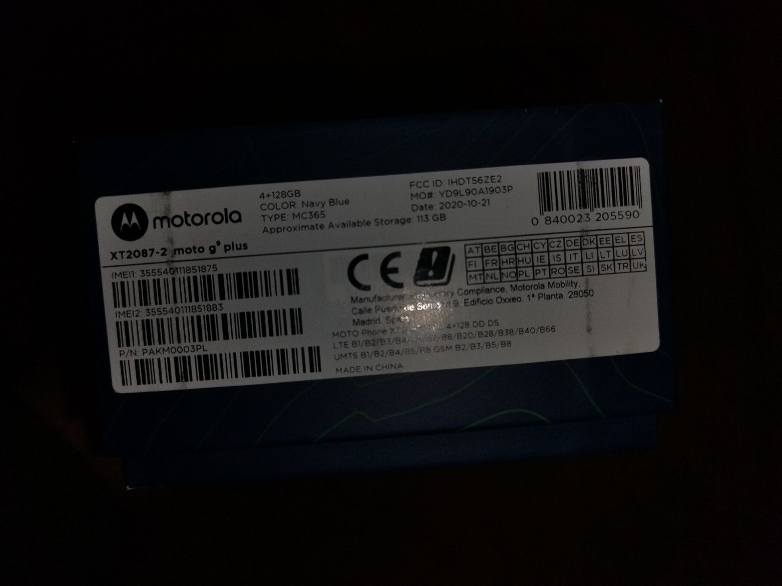 Motorola G 9Plus