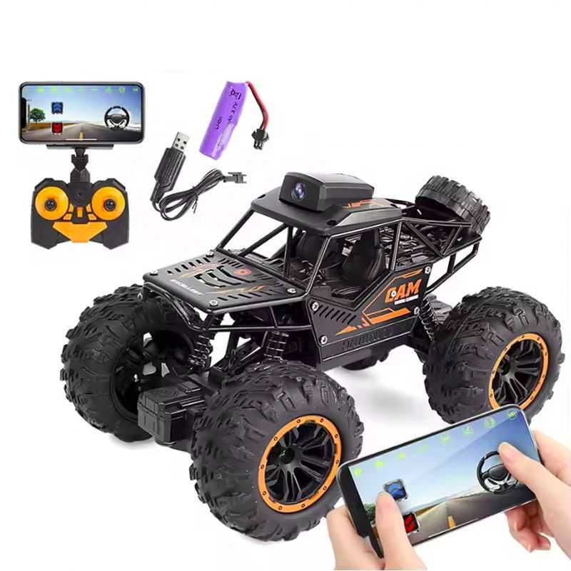Джип crawler с дистанционно управление, wifi, камера, Черен