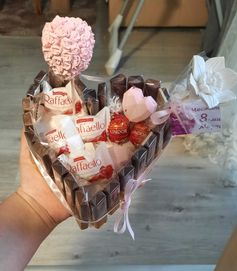 Сърце от бонбони