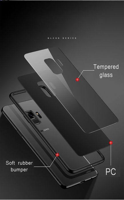 Husa Glass Duo din sticla Samsung Galaxy A9 2018 , J6 , J6 Plus