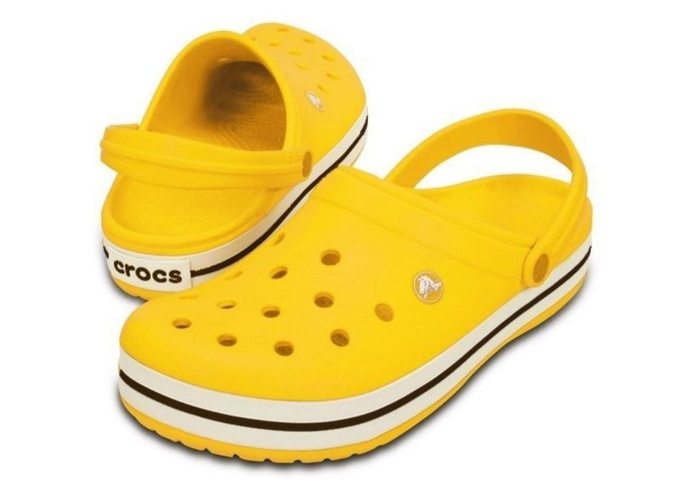 Желтые сабо CROCS Bayaband Clog