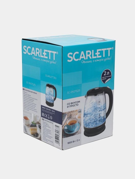 Продаётся, Тефаль, Tefal, электрочайник SCARLETT SC-EK27G