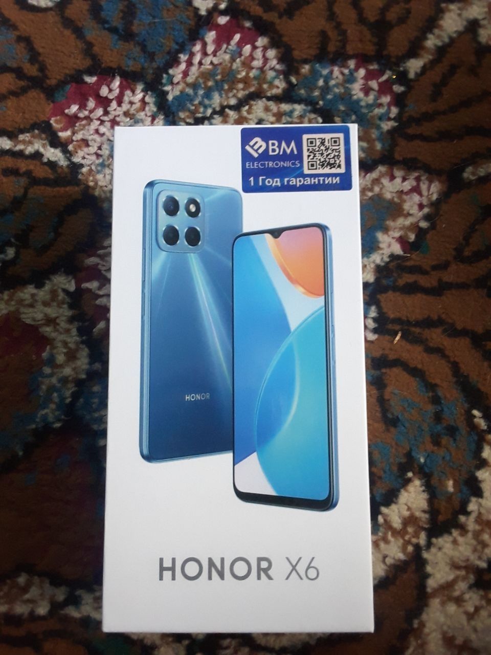 Honor X6 bir oy ishlatilgan kafolati bor hech qayeri chizilmagan