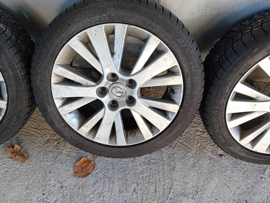 Алуминиеви джанти със зимни гуми за Мазда 6 215/50/17