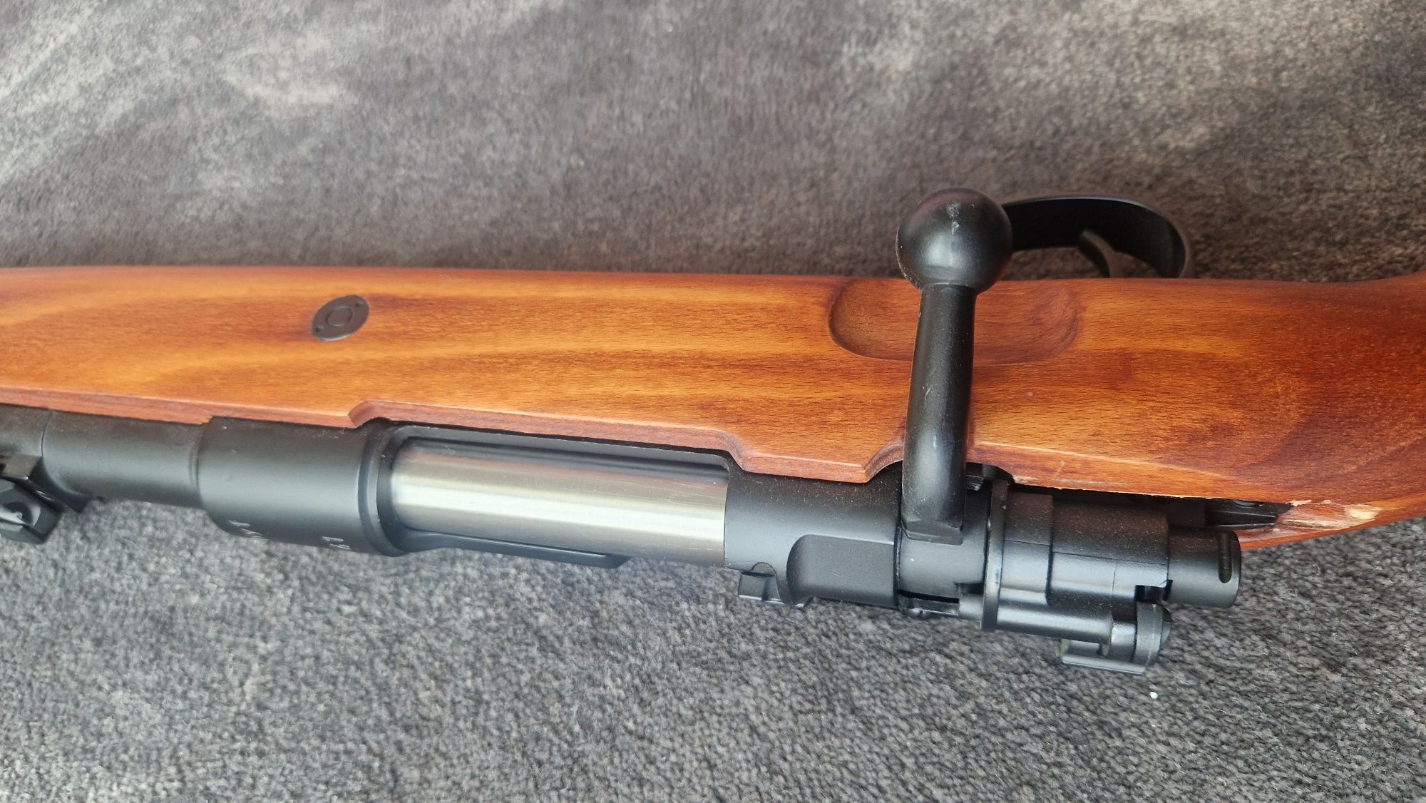 Replica pusca Airsoft Kar98K, lemn real, stare ireprosabila
