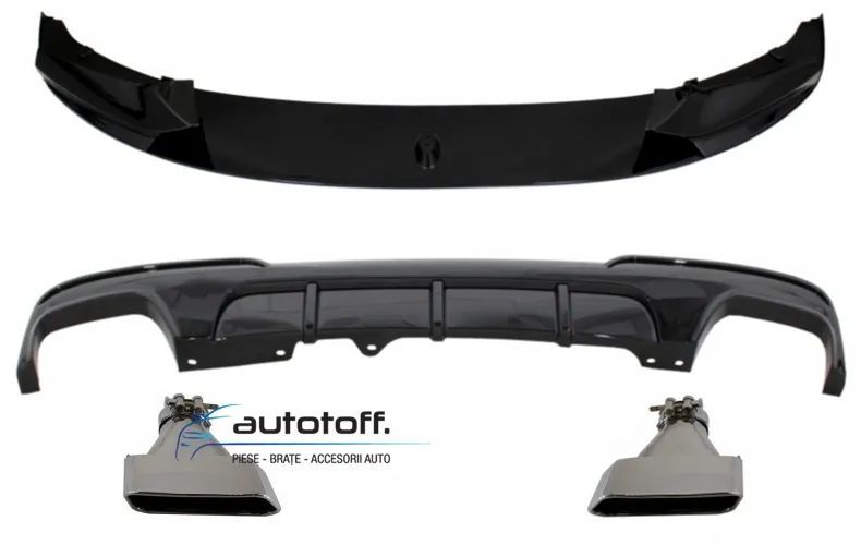 Prelungire bara fata si Difuzor de aer BMW Seria 5 F10 F11 (11-17) M-Performance Design