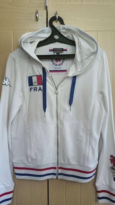 Женская кофта спортивная на замке бренд Kappa. Италия. Новая