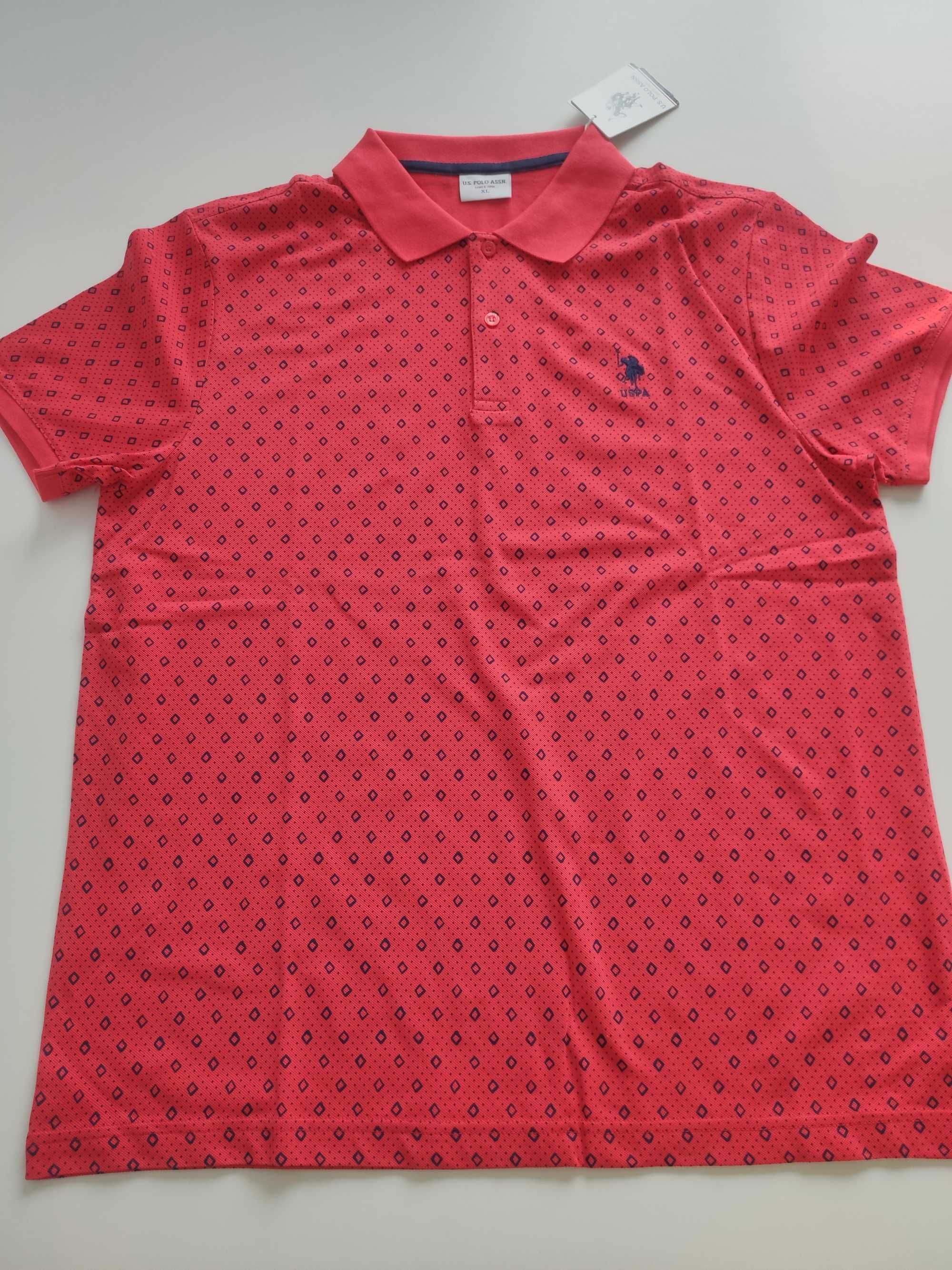 U.S. Polo Assn. Оригинална мъжка тениска М , 2 МОДЕЛА