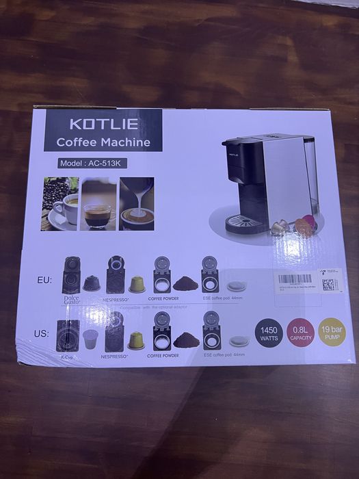 Espressor pe capsule si macinata kotlie nou sigilat