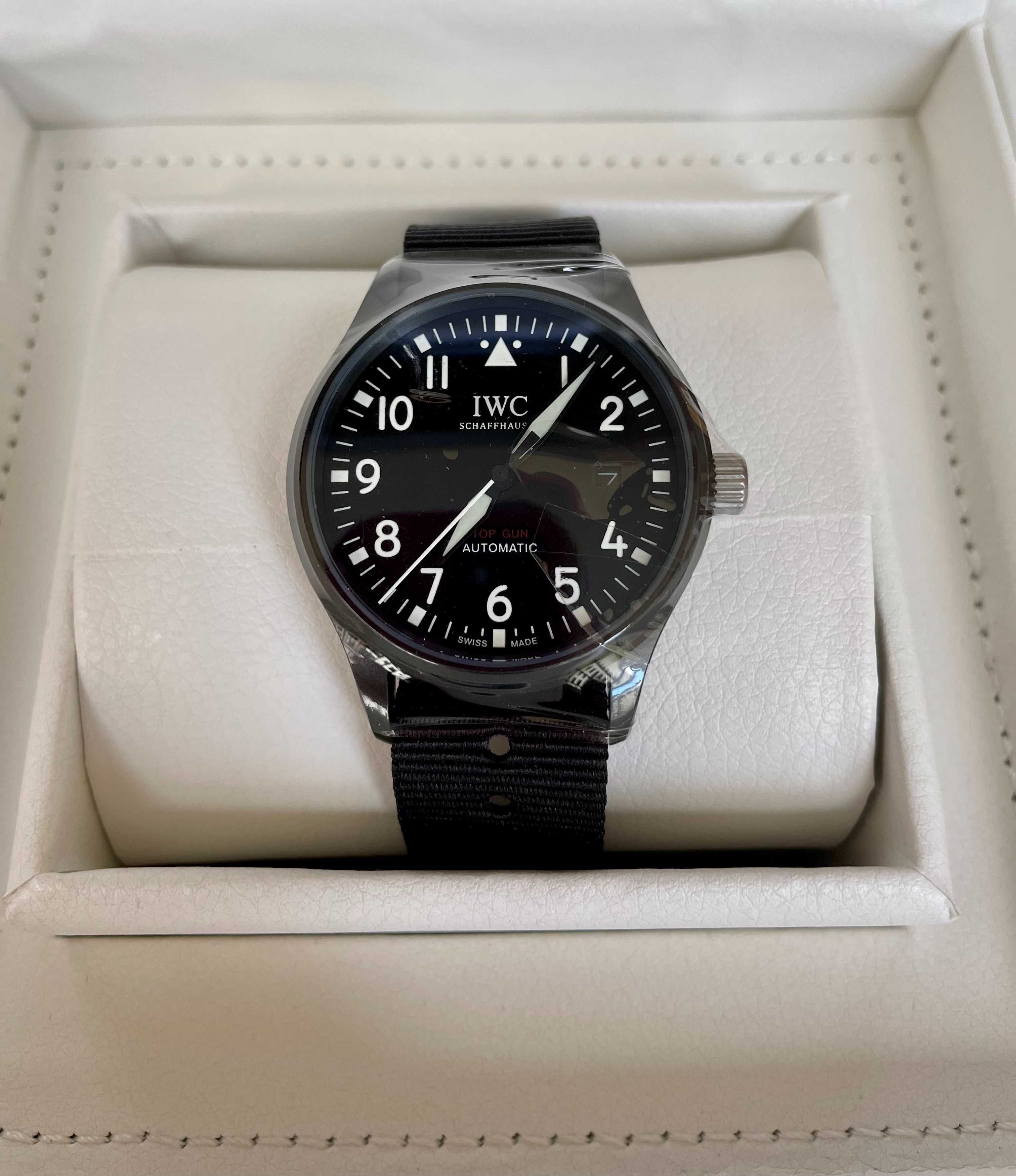 Aвтоматичен мъжки часовник IWC Pilot's Watch Top Gun