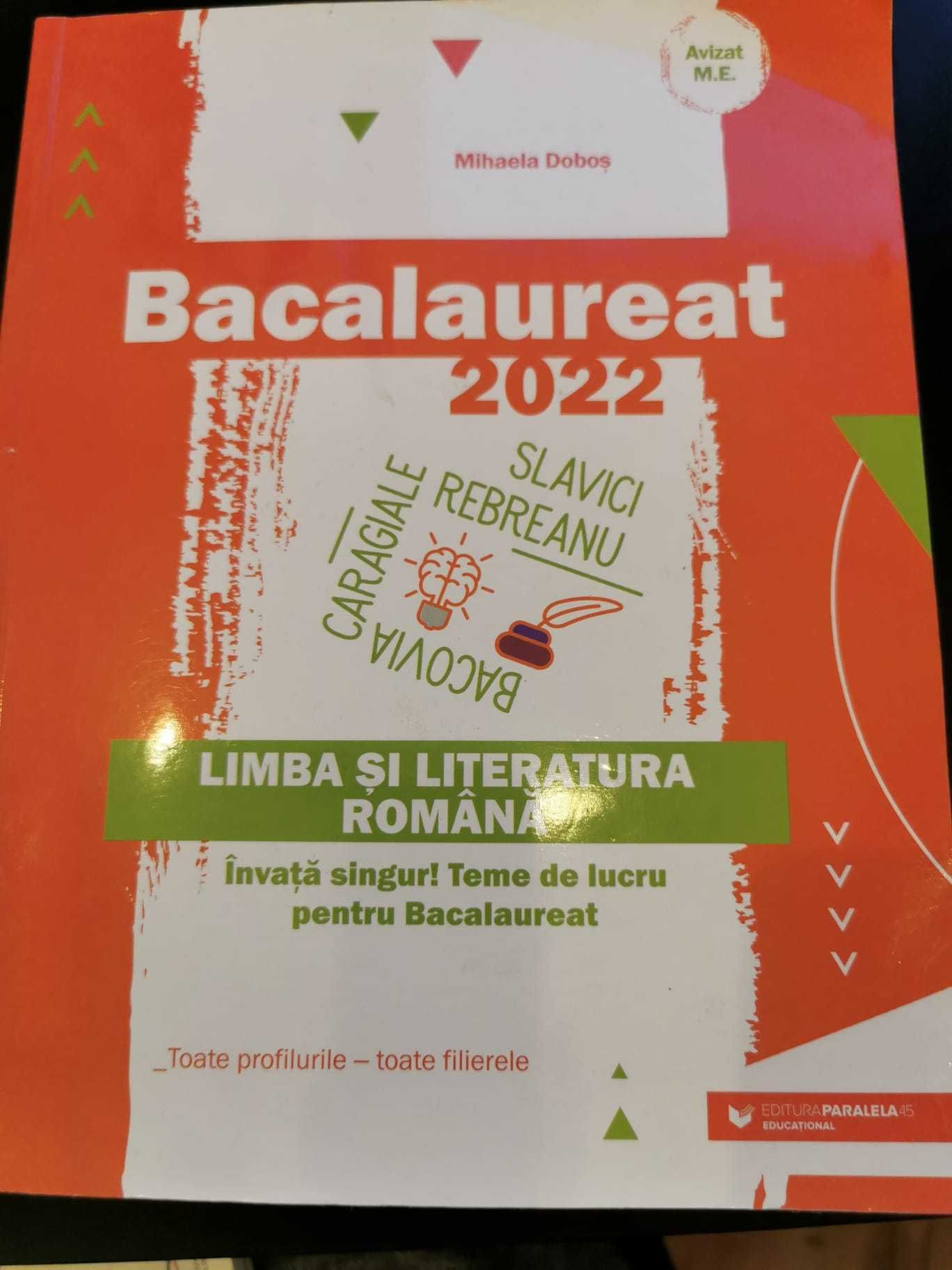 Manuale/Culegere/Bacalaureat - Mate, Romana, Chimie