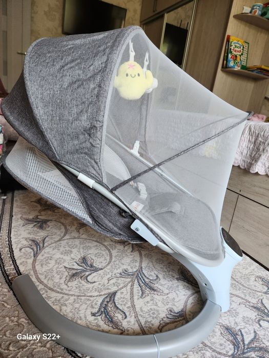 Электронная люлька-качалка шезлонг Didit