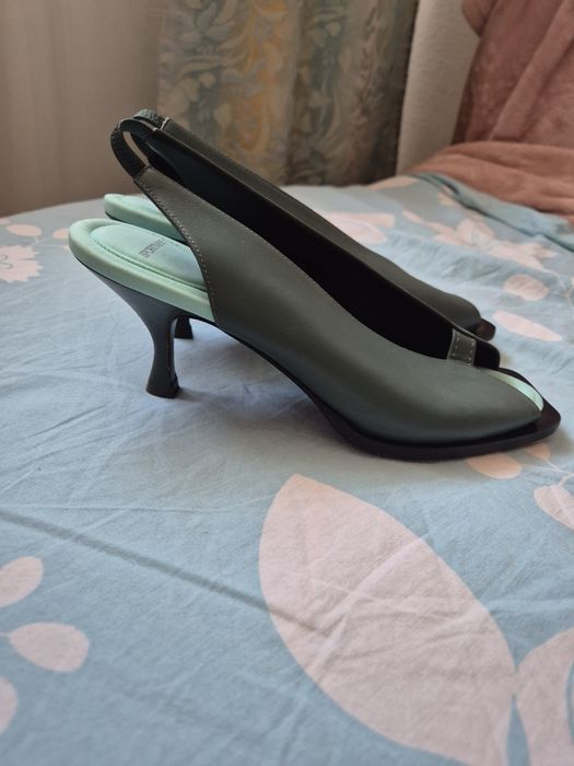 Sandaluțe Sport MaxMara cu toc mic, mărimea 38