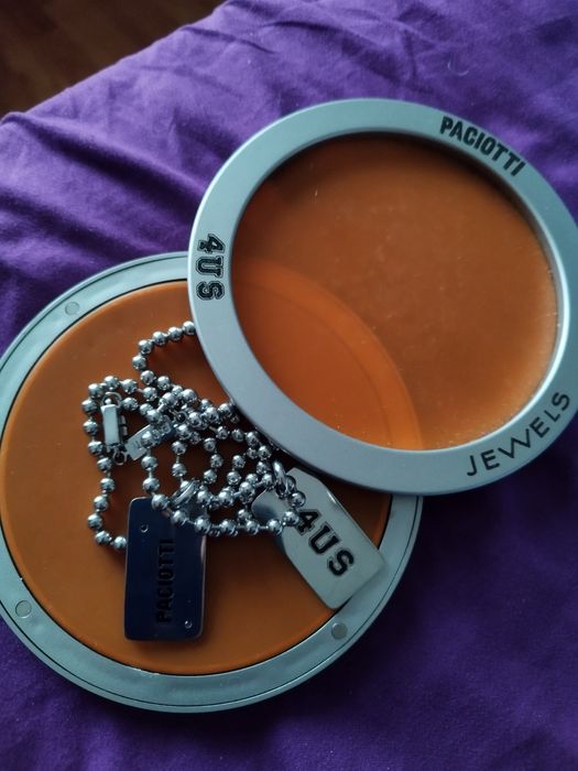 Lanț cu plăcuțe stil army