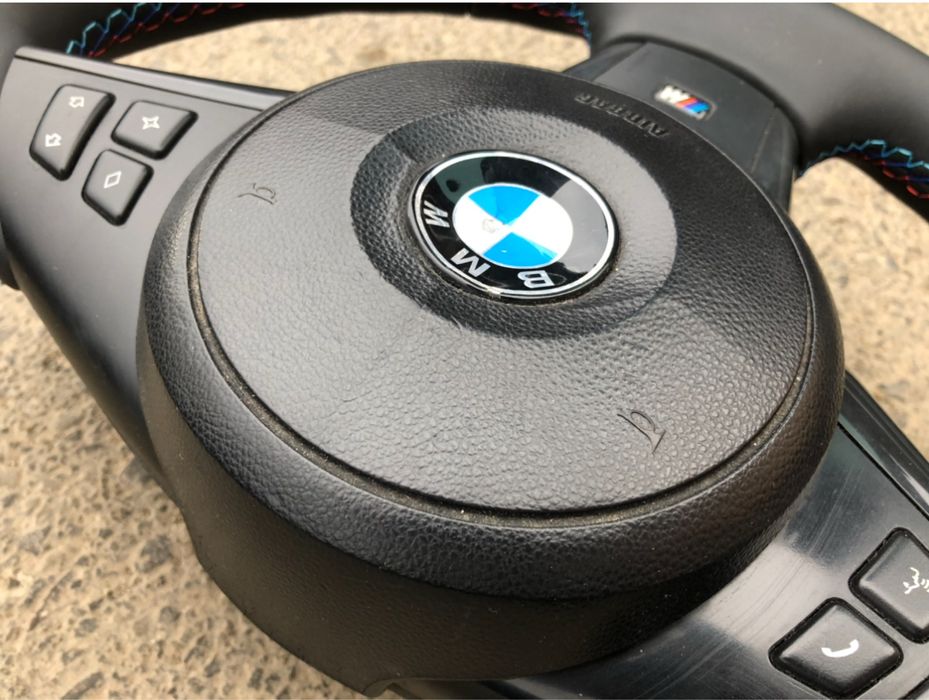 Volan BMW 5 E60 E61 6 E63 M Sport Paket original nou piele Nappa fina