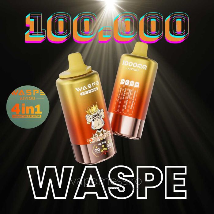 Waspe 100.000 Puffuri 4 in 1 Promotie