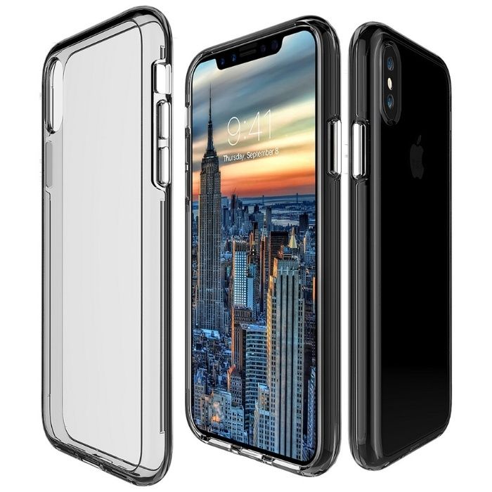 Husa 360 Spate Din Plastic Fata Din Silicon - Iphone X XS XR XS MAX