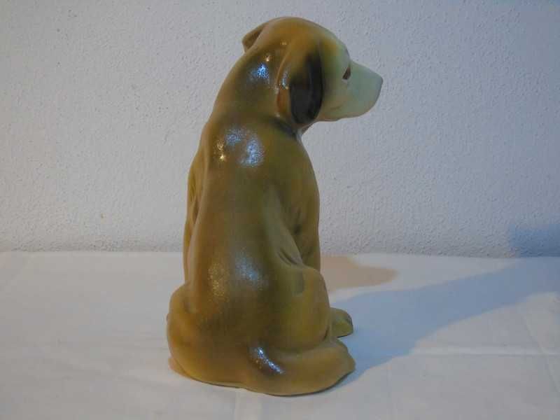 Bibelou vechi românesc câine ceramică