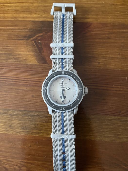 Ceas Swatch x Blancpain - Scuba Fifty Fanthoms - Antarctic Ocean