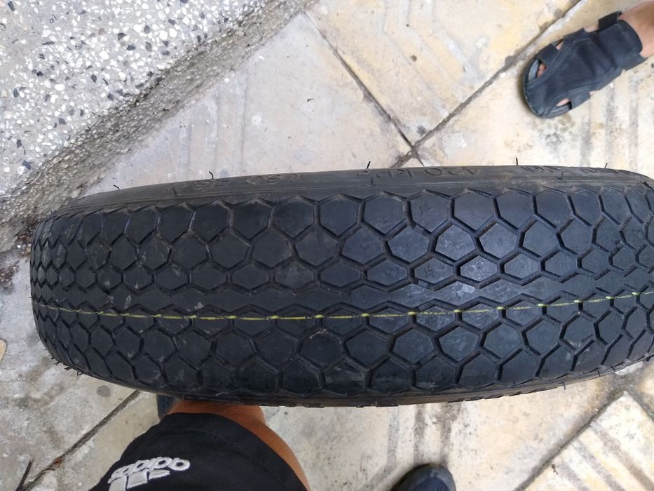 Резервна гума с джанта тип патерица