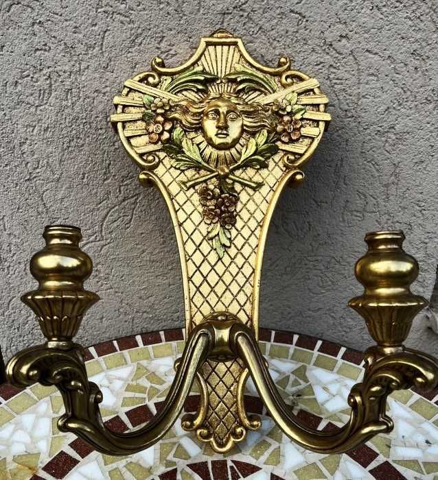 Impozant suport lumanari-Franklin Mint-Franta