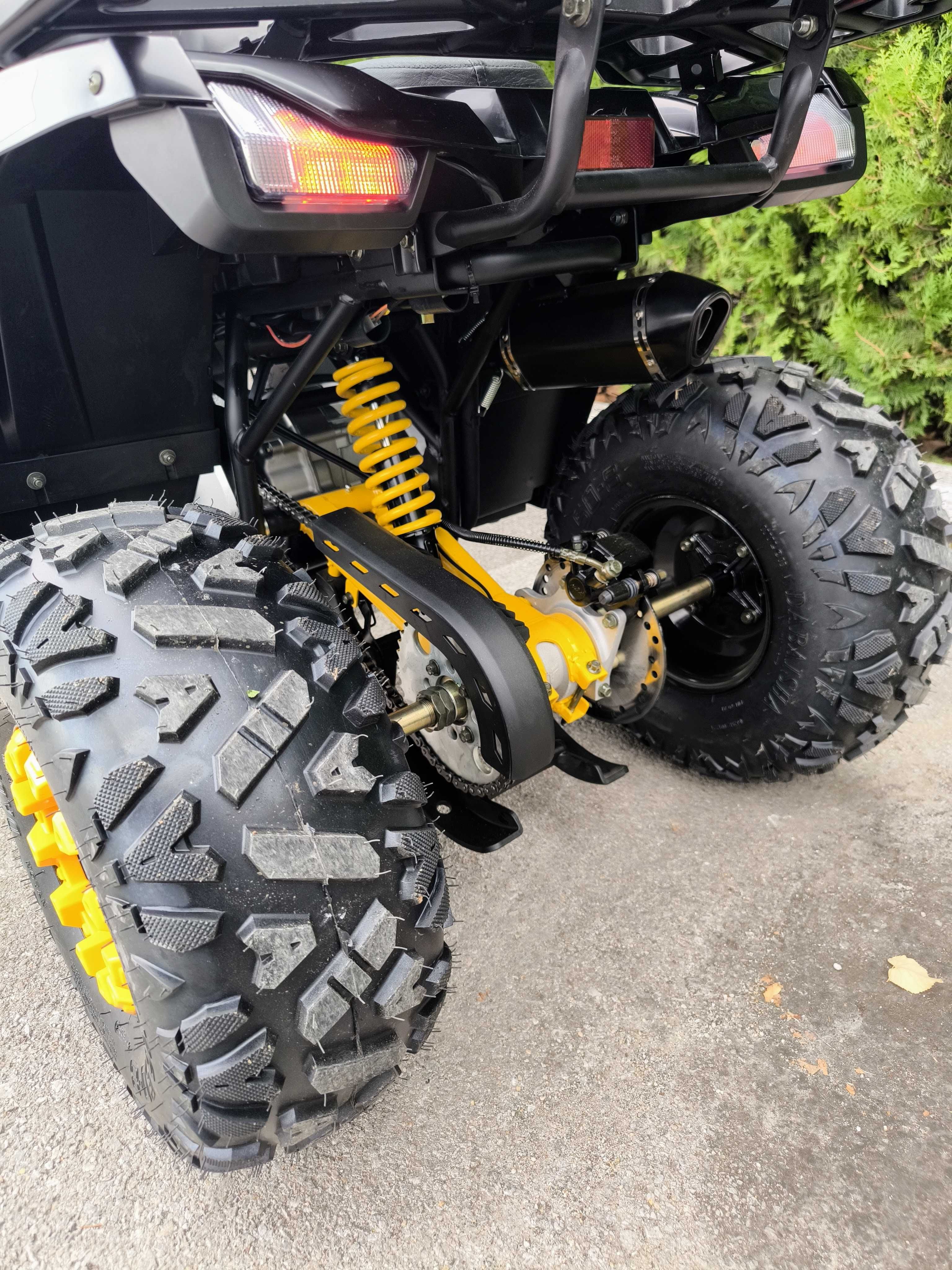Бензиново ATV MaxMotors MXF 125 кубика, Оранджево, R-N-D автомат