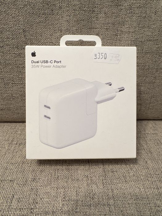 Incarcator original dual usb-c 35w Apple pentru ipad/iphone/macbook