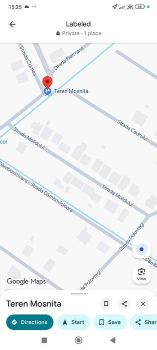 Teren intravilan in Mosnita Noua - 604 mp