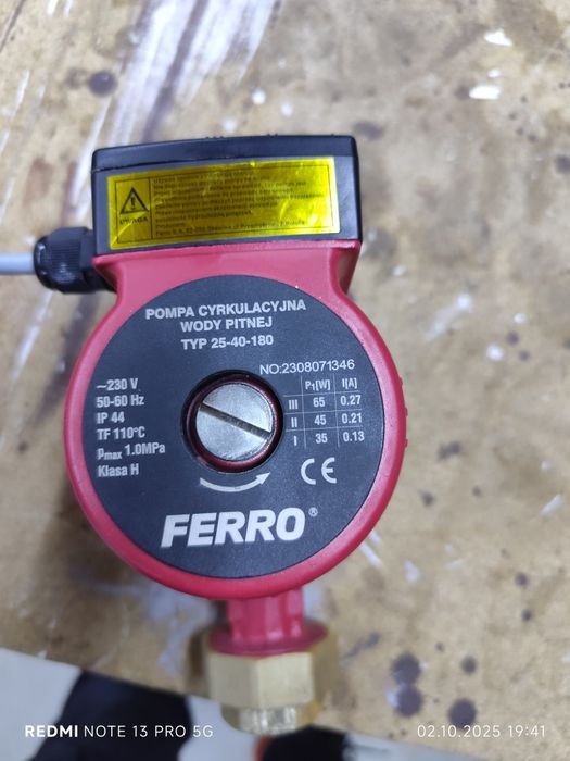 Pompa recirculare Ferro