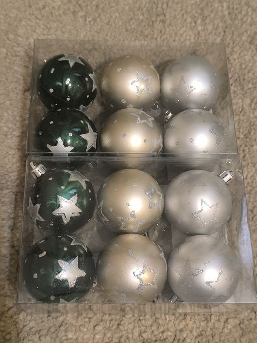 Globuri (72 buc)+panglică decorativă (12 buc)